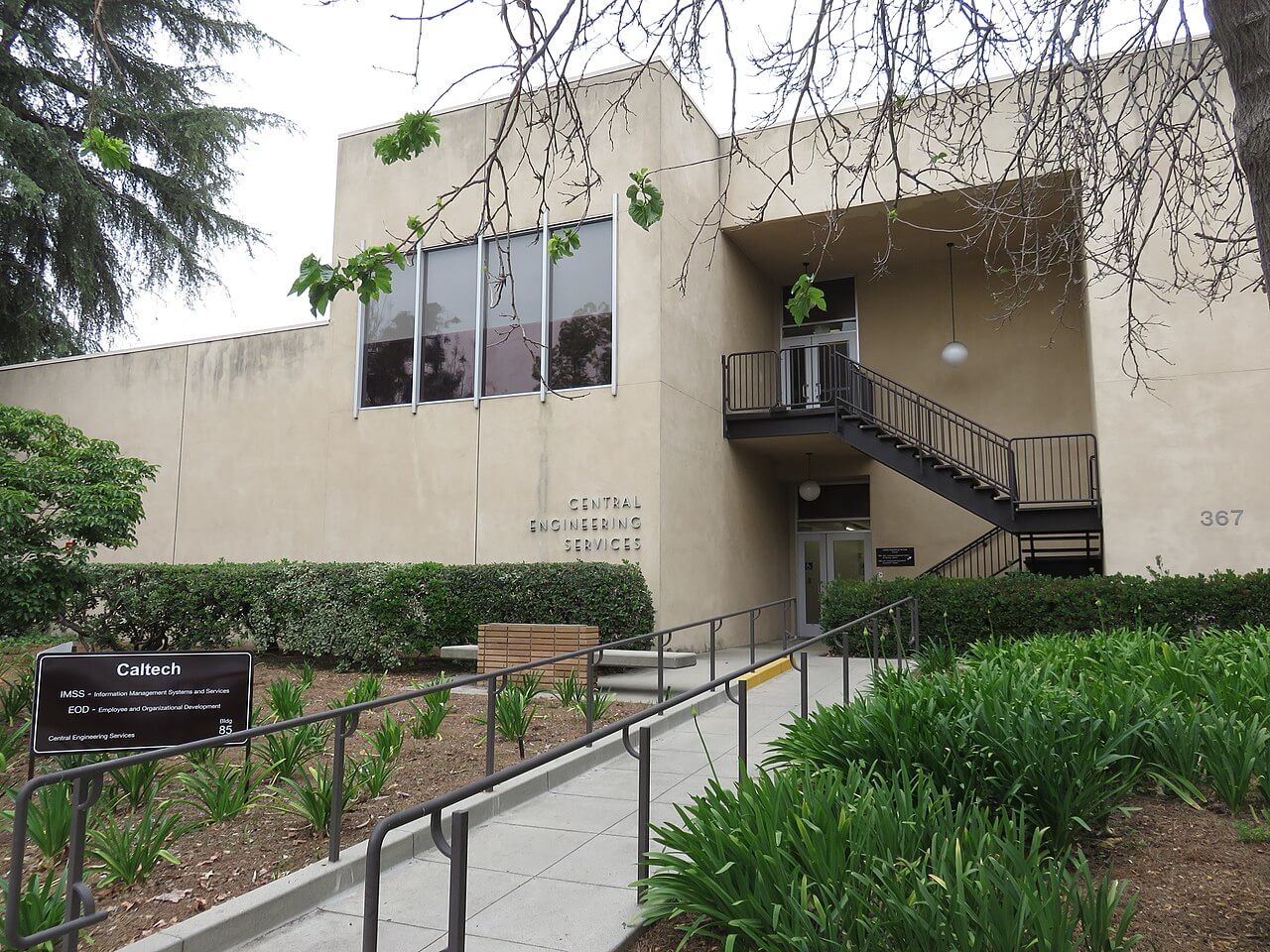 Central Engineering Services building at Caltech